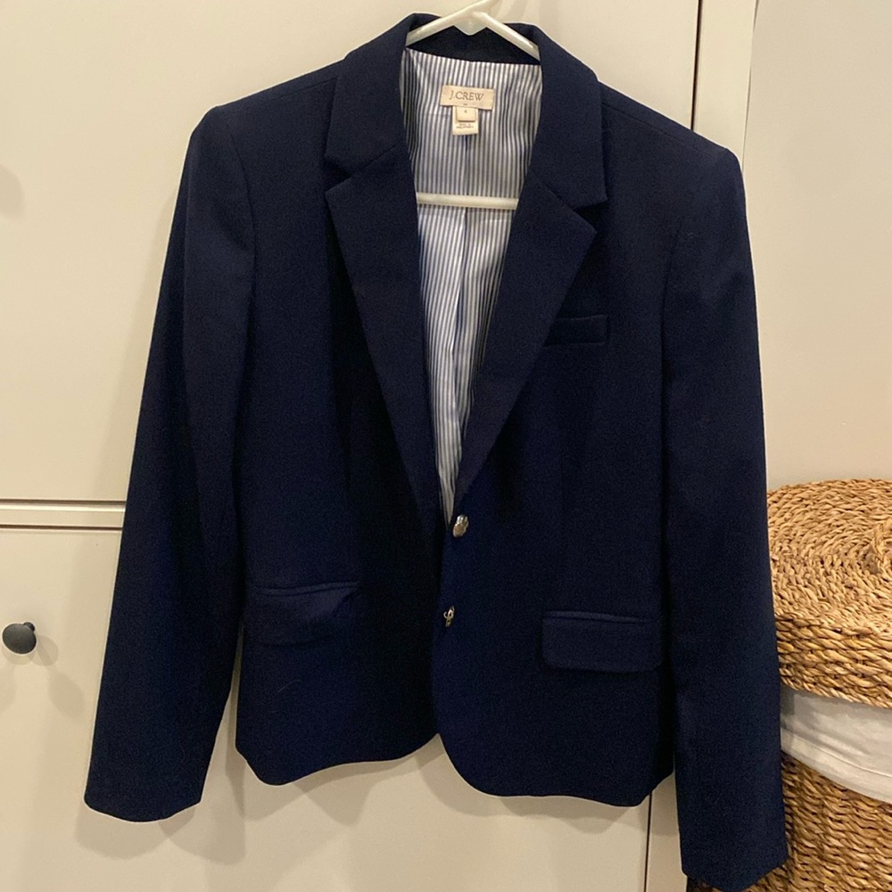 J. Crew Navy Blazer Size 6